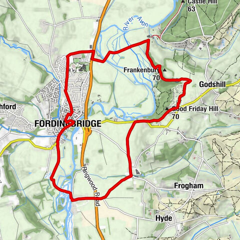 Fordingbridge - Good Friday Hill - Stuckton Evangelical Church - Fordingbridge Methodist Church