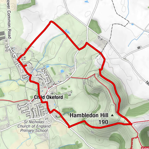 Child Okeford - Hambledon Hill