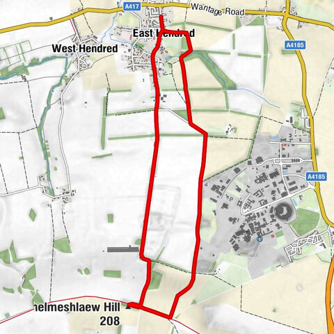 East Hendred - Cwichelmeshlaew Hill