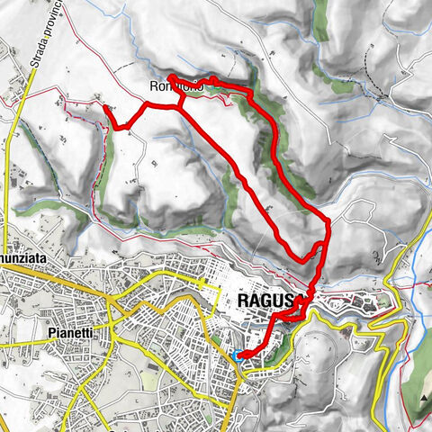 Ragusa - Chiesa di San Francesco d'Assisi - Chiesa di San Vito - Chiesa della Madonna del Carmine