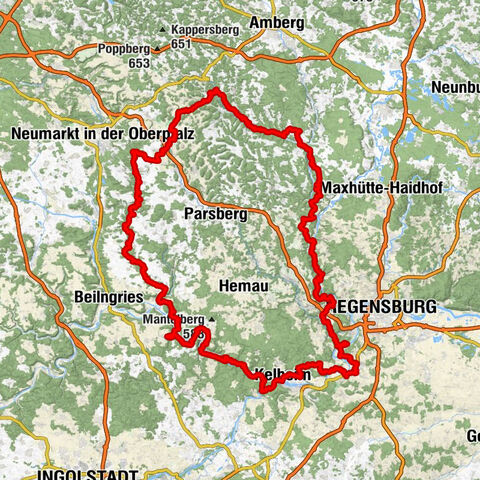 St. Matthäus - Winzerberg - Habsberg - Kelheim