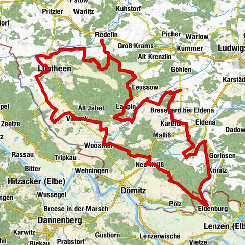 Woosmerhof - Raddenfort - Heiddorf - Lübtheen