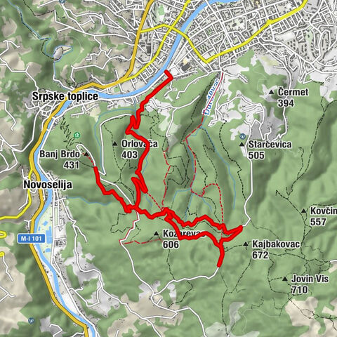 Banja Luka - Rajnerov izvor - Dajak - Novak