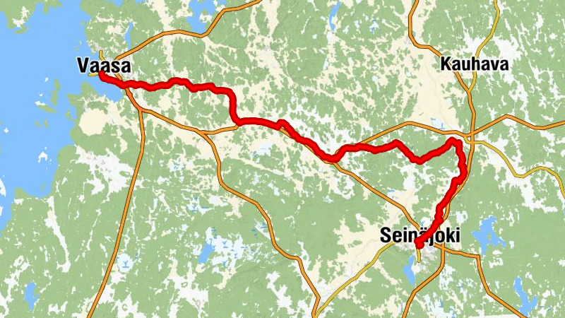 Keskusta - Hyvän paimenen kappeli - Seinäjoki - Vaasa
