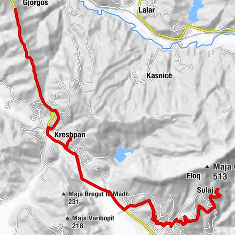 Cakran - Kreshpan - Sulaj