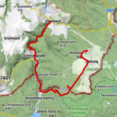Route of the 15th Erzgebirge Song Route from August 17, 2025