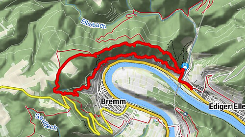 Moselhöhenweg, Schleife von Bremm