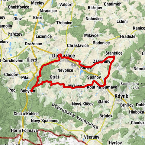 Babylon - Nanebevzetí Panny Marie - Svatá Kunhuta - Kubíčkova skála