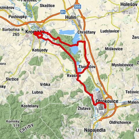 Otrokovice - Kroměříž - kostel sv. Jana Křtitele