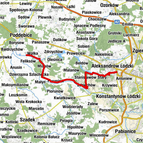 Osiedle Słoneczne - Aleksandrów Łódzki - Piaskowa Góra - Kaplica św. Krzysztofa