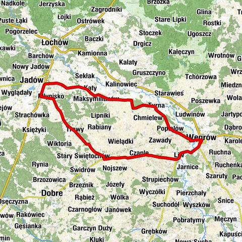 Węgrów - Kościół pw. Świętego Leonarda - Kościół pw. Świętego Jana Chrzciciela - Kościół pw. Matki Bożej Częstochowskiej