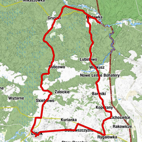 Lipsk - Kościół pw. Matki Bożej Anielskiej - Skieblewo - Kaplica pw. Świętej Anny
