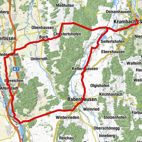 Krumbach (Schwaben) - Kapelle Heiligste Dreifaltigkeit - St. Andreas - Filialkirche St. Leonhard