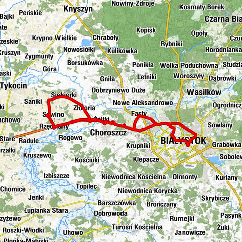 Kościół Zielonoświątkowy - Cerkiew pw. Podwyższenia Krzyża Świętego - Kościół pw. Świętego Józefa - Białystok
