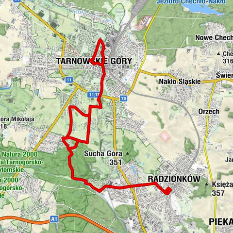 Radzionków - Gościniec Śląski - Kościół Ewangelicko Augsburski Zbawiciela - Tarnowskie Góry