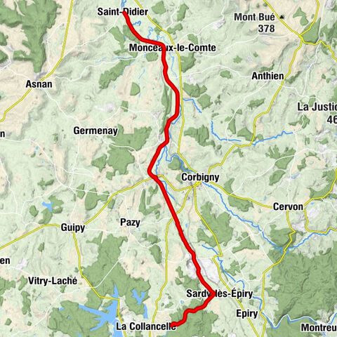 Port Brulé - Sardy-lès-Épiry - La Chaise - Église Saint-Denis