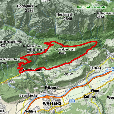 3 Almen Karwendelrunde MTB Route 408