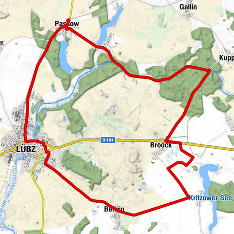 Passow(Meckl) - Passow - Weisin - Lübz