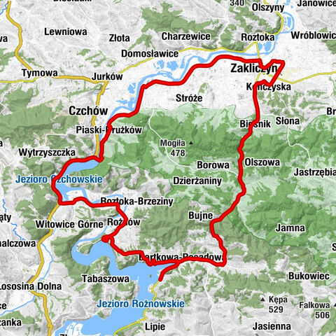 Zakliczyn - Kościół św. Wojciecha Biskupa i Męczennika i Podwyższenia Krzyża Świętego w Rożnowie - Kościół pw. Świętej Justyny Panny i Męczenniczki w Paleśnicy - Kościół Matki Bożej Anielskiej w Zakliczynie