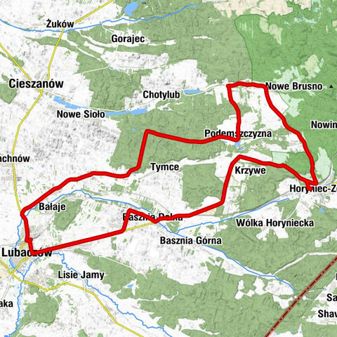 Lubaczów - Kościół pw. Opieki Matki Bożej w Załużu - Kościół pw. Nawiedzenia Najświętszej Maryi Panny w Nowym Bruśnie - Kaplica cmentarna