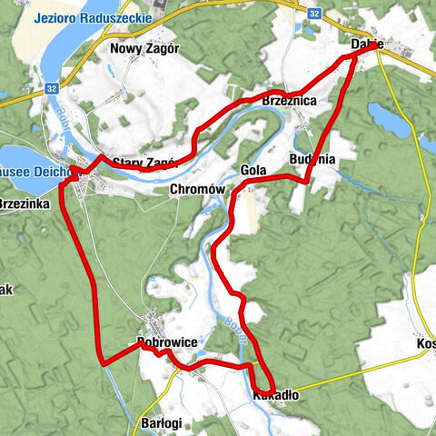 Kościół pw. Najświętszego Serca Jezusowego - Dąbie - Budynia - Kościół pw. Podwyższenia Krzyża Świętego