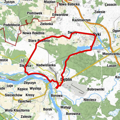 Działki - Kościół pw. Świętego Sebastiana w Brzezinach - Kościół parafialny pw. św. Marcina - Ryki