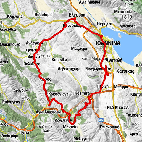 Ιωάννινα - Αμπελόκηποι - Ελεούσα - Κολχίδα