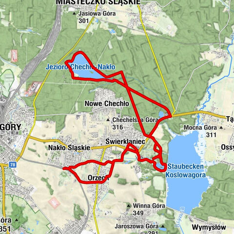 Tarnowskie Góry - Świerklaniec - Villa Park - Hrabina Wrońska