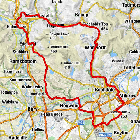 Flax Moss - Edenfield Parish Church - Tandle Hill - St Saviour's
