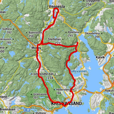Kristiansand - Grim Kinamat - Vennesla