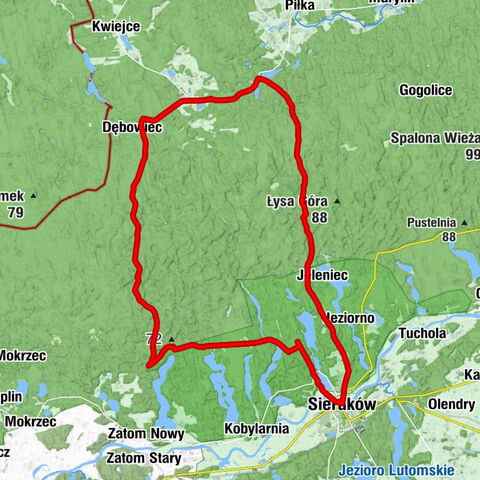 Sieraków - Okręg Wielenski - Borowy Młyn