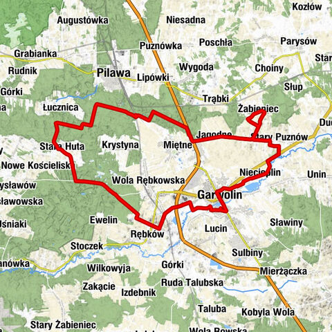 Zarzecze - Henryków - Kaplica dojazdowa - Garwolin