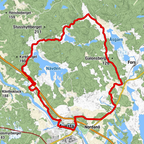 Avesta centrum - Avesta - Avesta kyrka - Månsbo