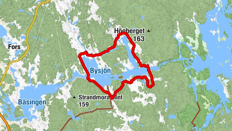 Näsbo - Näs bruk - By kyrka - Bredgrind