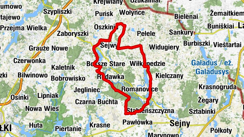 Trakiszki - Czarnoziemie - Wojtokiemie - Nowiniki