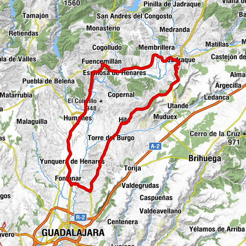 Jadraque - Fuencemillán - Montarrón - Montarrón Viejo (ruinas)