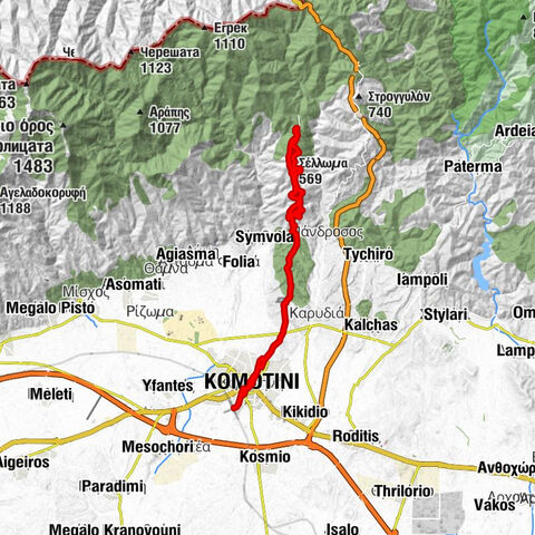 Κομοτηνή - Τζαμί Οσμανιέ - Τουριστικό Περίπτερο Αλσους Νυμφαίας - Σέλλωμα
