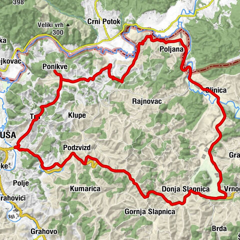 Ponikve - Poljana - Glinica - Elezovići
