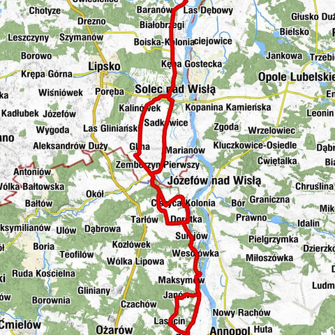 Chotcza Dolna - Kościół pw. Świętego Mikołaja Biskupa - Kościół pw. Świętej Barbary - Kościół pw. Świętego Michała Archanioła