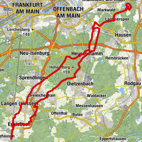 Matis' Waldlust - Egelsbach - Evangelische Kirche - Ebertsberg