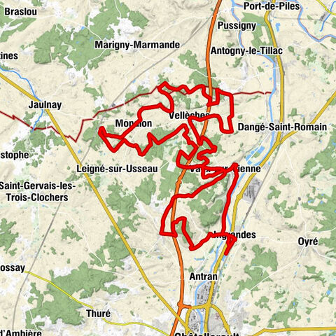 Ingrandes sur Vienne - Église Saint-Pierre-et-Saint-Paul - Église Saint-Martin - Église Notre-Dame