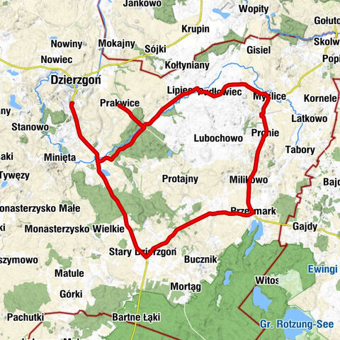 Dzierzgoń - Słonko - Zapiecki - Kościół pw. Wniebowzięcia Najświętszej Marii Panny