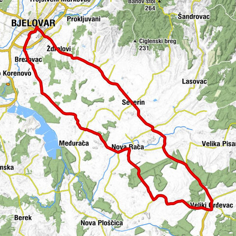 Bjelovar - Crkva sv. Josipa Radnika - Crkva Uznesenja Blažene Djevice Marije Nova Rača - crkva svete Marije Magdalene