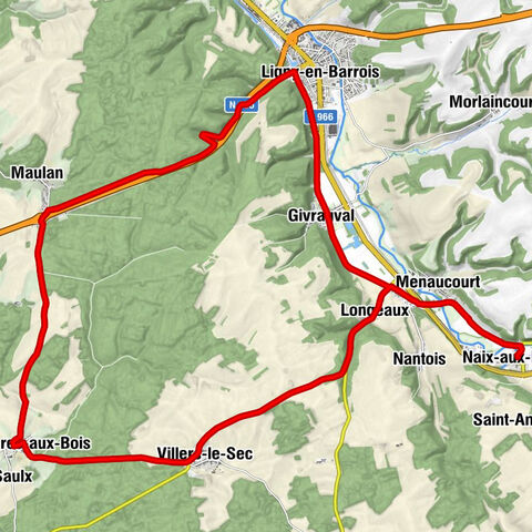 Naix-aux-Forges - Menaucourt - Givrauval - Église Saint-Laurent