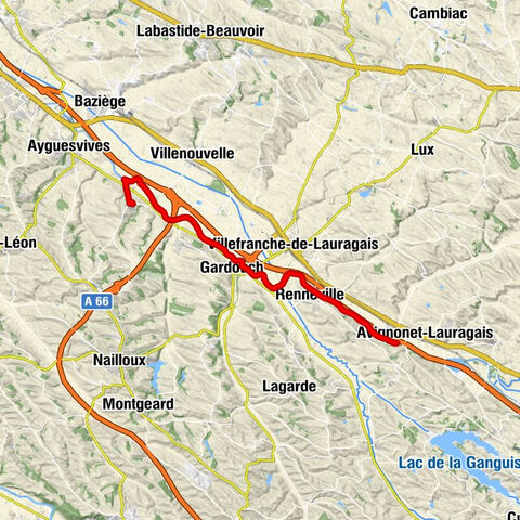 Montesquieu-Lauragais - Négra - Laval - L'Estanquet