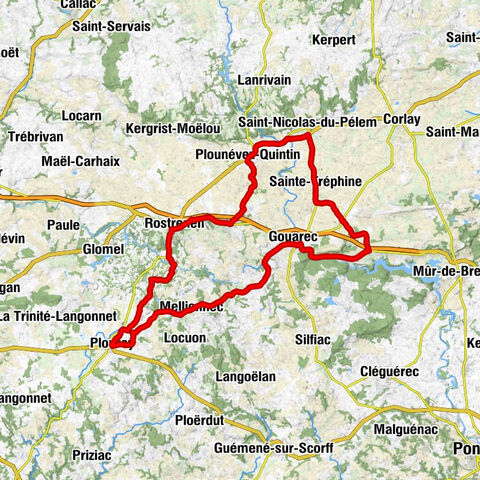 Plouray - Église Saint-Jean-Baptiste - Chapelle Saint-Mathurin - Église Saint-Pierre