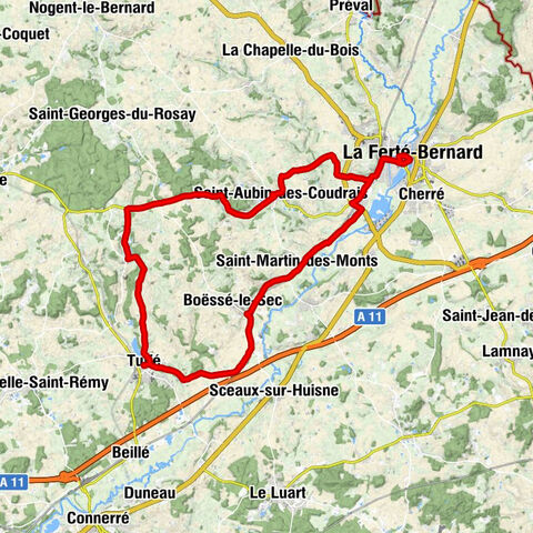 Tuffé - Église Saint-Jacques - Église Notre-Dame des Marais - Église Saint-Hilaire