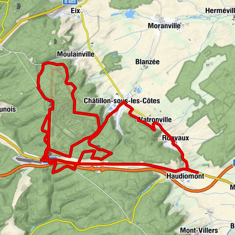 Haudiomont - Ronvaux - Watronville - Châtillon-sous-les-Côtes