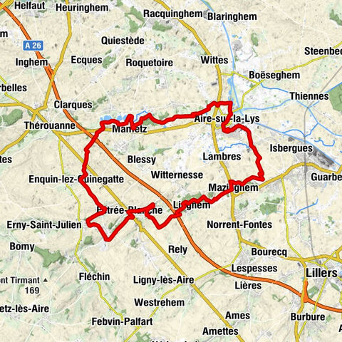 Aire-sur-la-Lys - Église Saint-Vaast - Église Saint-Pierre - Mississipi