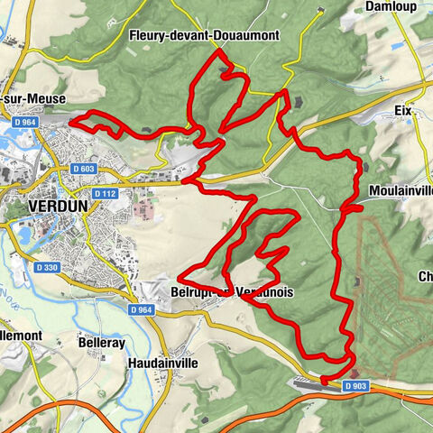 Belrupt-en-Verdunois - Fleury-devant-Douaumont - Moulainville